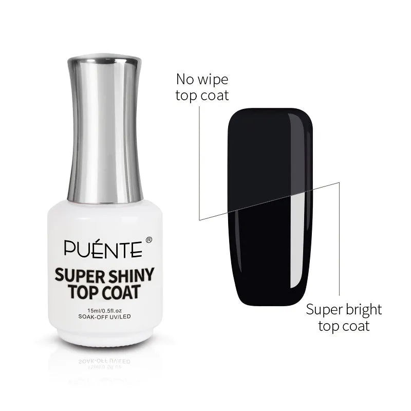 15ML Super Shiny Gel Top Coat for Longlasting Manicures