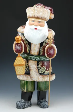 17 inch Regal Dressed Russian Santa Claus