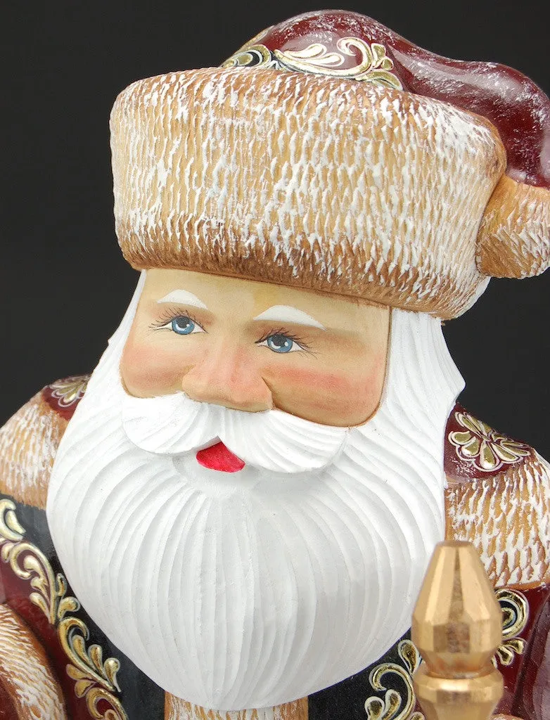 17 inch Regal Dressed Russian Santa Claus