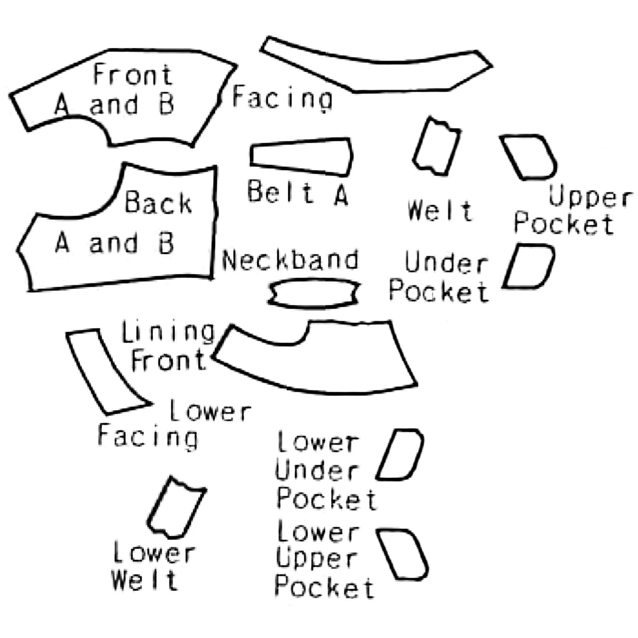 1950s Pattern, Men's Vest Waistcoat - Chest 38” (97cm)