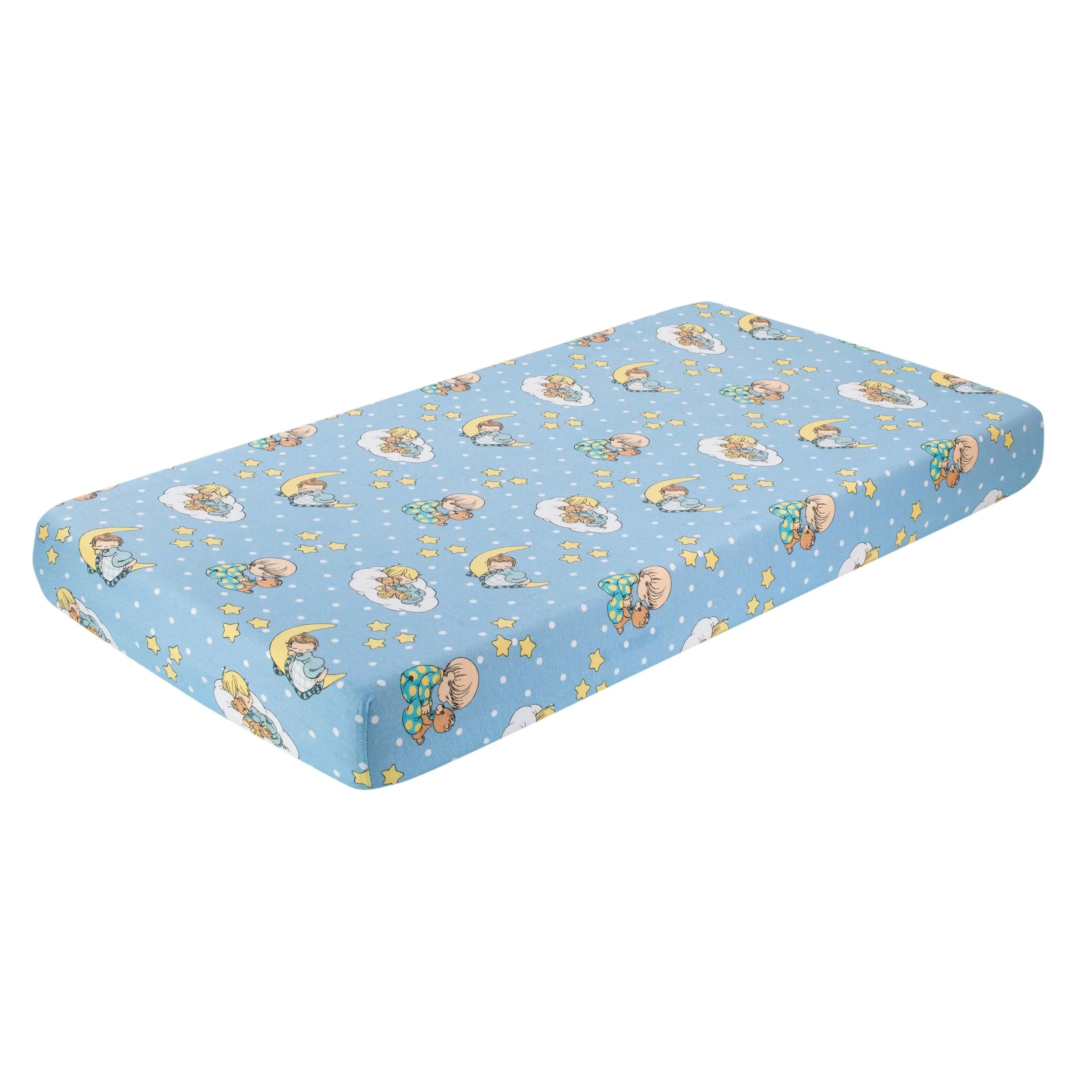 2 Pack Fitted Crib Sheets - Precious Moments Boys