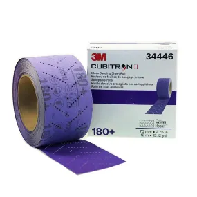 3M 34446 Cubitron II Clean Sanding Sheet Roll 180 Grit 70mm x 12m Hookit