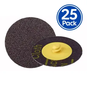 3M 361F Roloc Sanding Abrasive Disc P80 Grit 50mm 2" x 25 Pack Discs