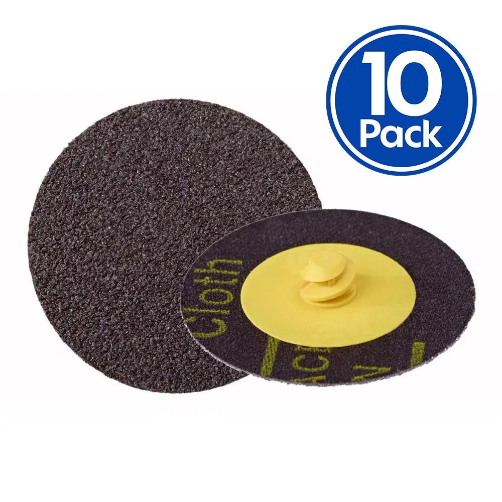 3M 361F Roloc Sanding Abrasive Disc P80 Grit 75mm 3" x 10 Pack Discs