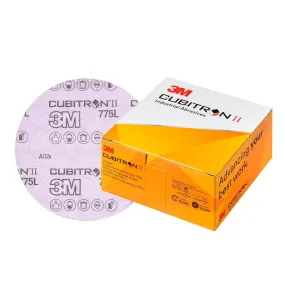 3M Cubitron II 05059 Hookit Clean Sanding Film Disc 775L P400  150mm x 50 Pack