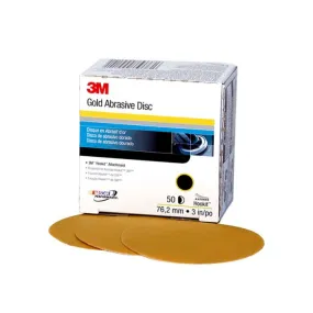 3M™ Hookit™ Gold Disc, 00917, 3 in, P180, 50 discs per carton, 4 cartons per case