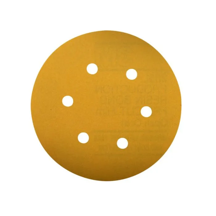 3M™ Hookit™ Gold Disc Dust Free 236U, 01079, 6 in, P180, 100 discs per carton, 4 cartons per case