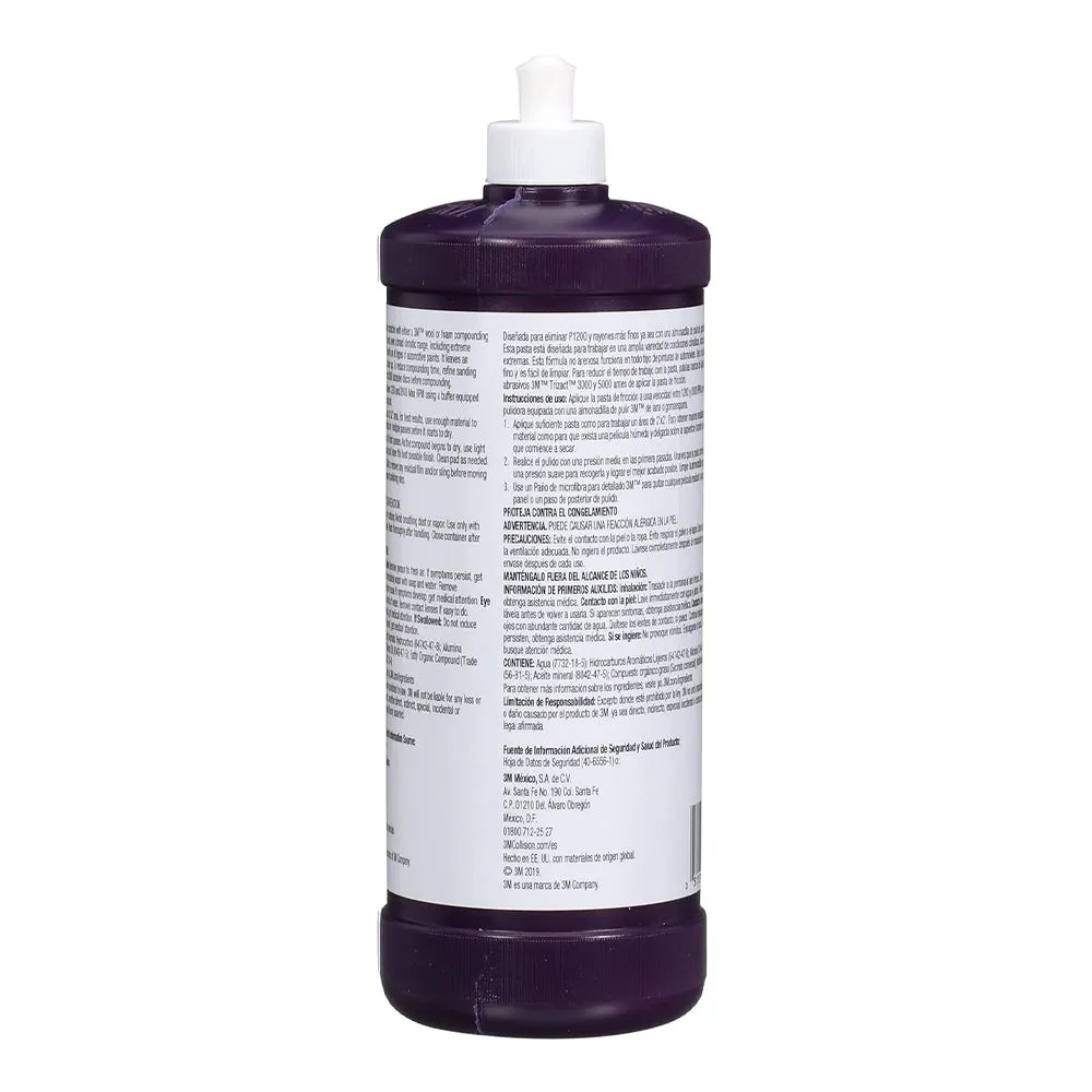 3M Perfect It EX AC Rubbing Compound 946mL 36060 P1200 Scratch Remover