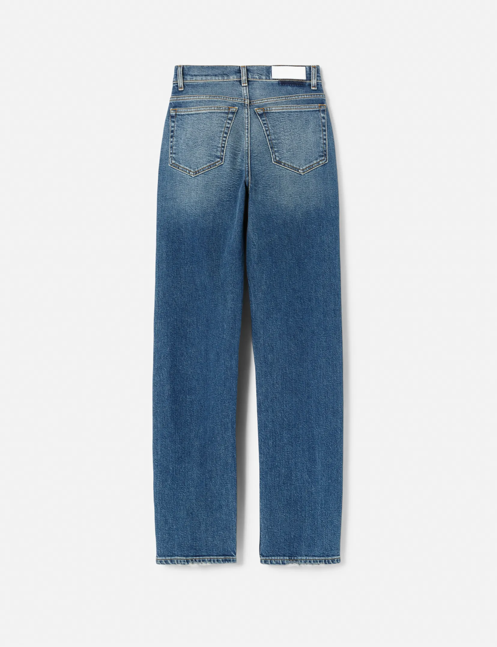 70s Straight, Distressed Blue