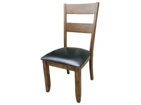 A-America Mariposa Ladderback Side Chair in Rustic Whiskey (Set of 2)