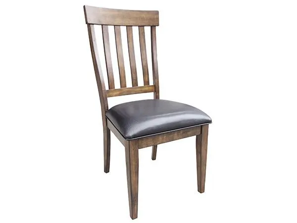 A-America Mariposa Slatback Side Chair in Rustic Whiskey (Set of 2)