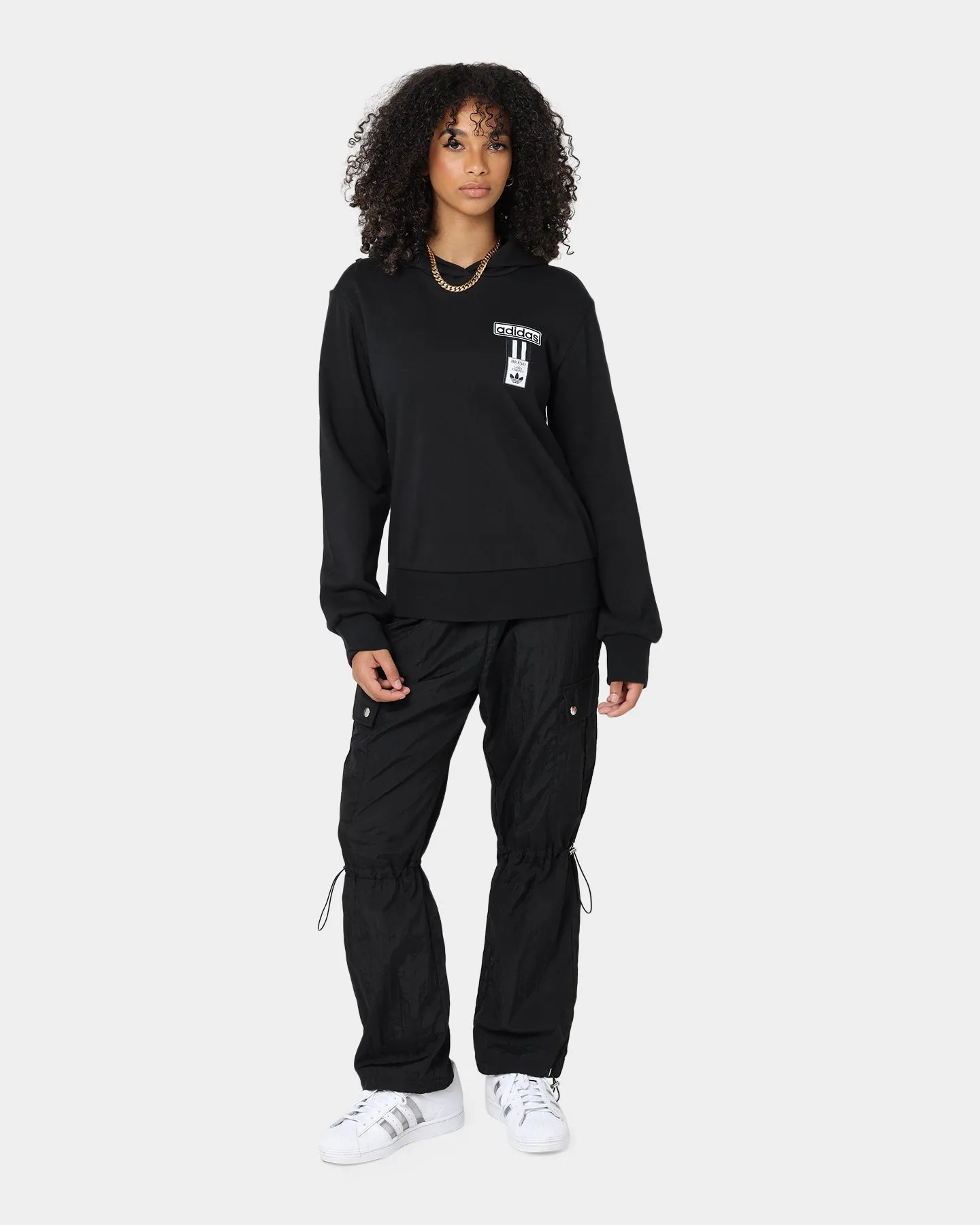 Adidas Women's Adibreak Hoodie Black/White