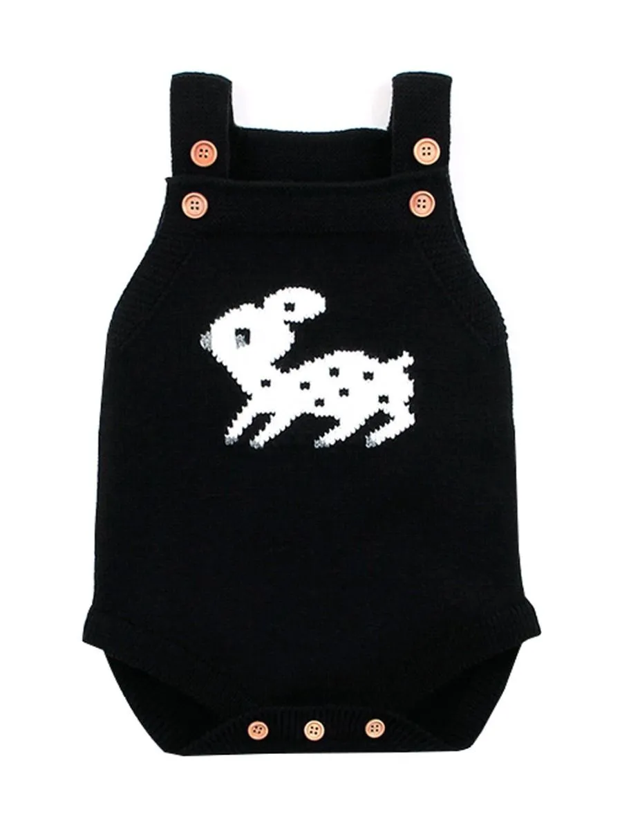 Adorable Baby Deer Crochet Bodysuit 5 Colors