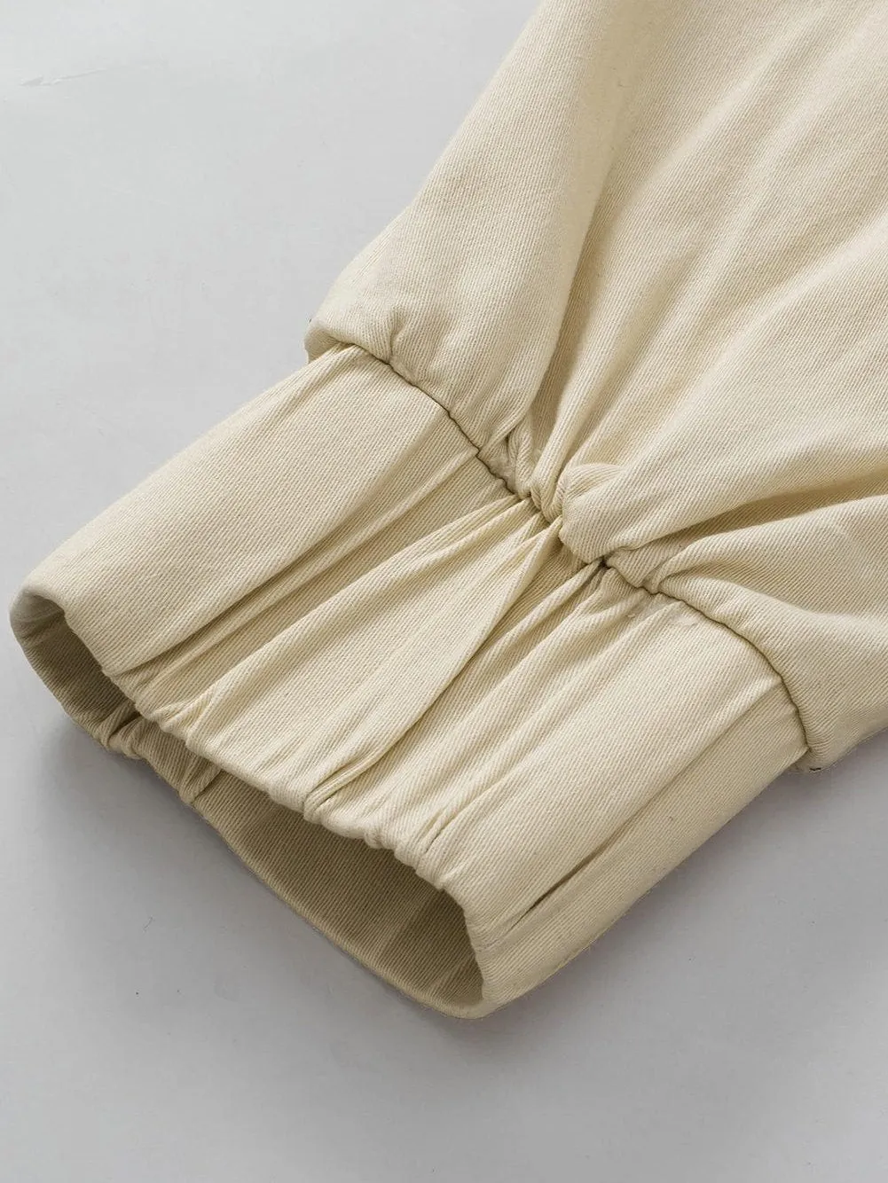 Apricot Slim-Fit High Waist Pocketed Pants