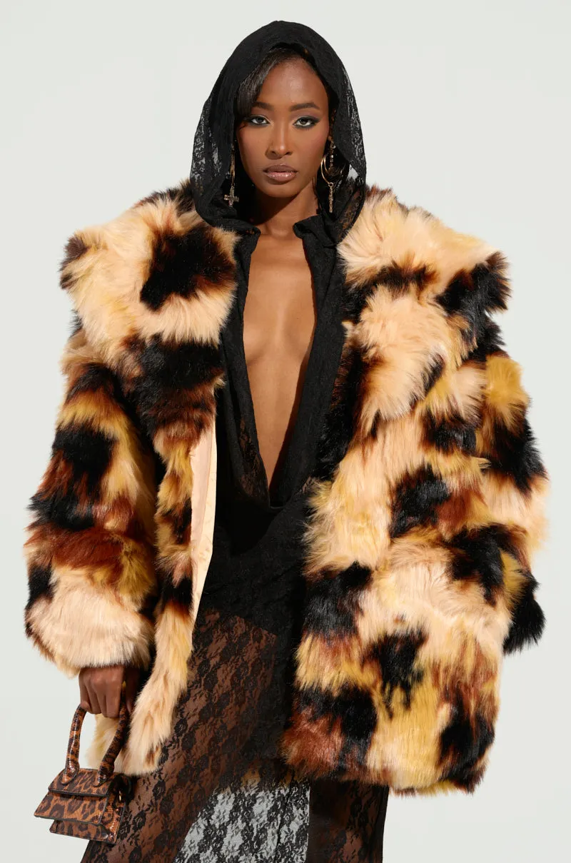 ARI OVERSIZED FUR COAT