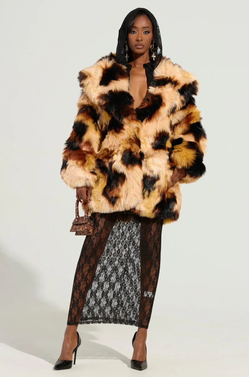 ARI OVERSIZED FUR COAT