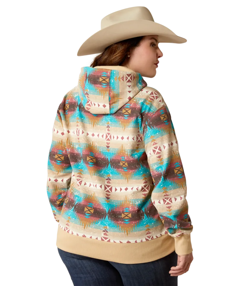 Ariat Women's Serrano Southwest Print Lunas Hoodie