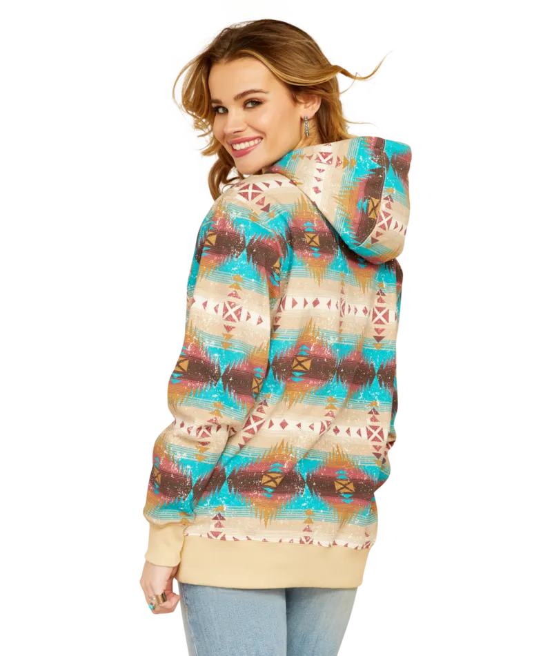 Ariat Women's Serrano Southwest Print Lunas Hoodie