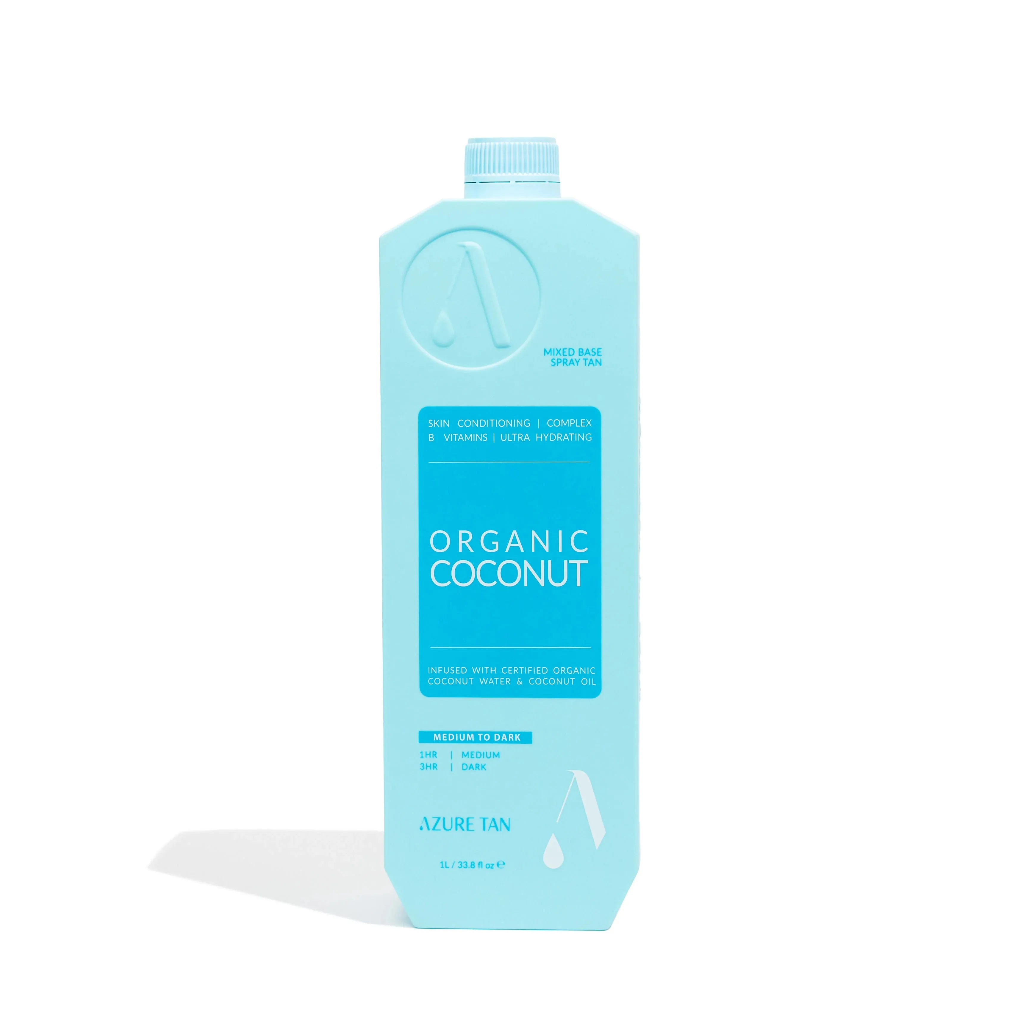 Azure Tan Pro Mist - Organic Coconut - Medium to Dark