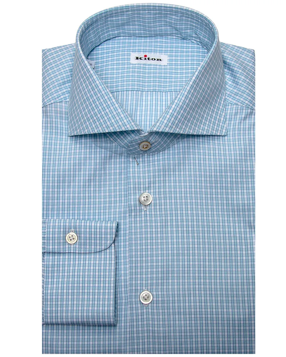 Baby Blue Check Dress Shirt