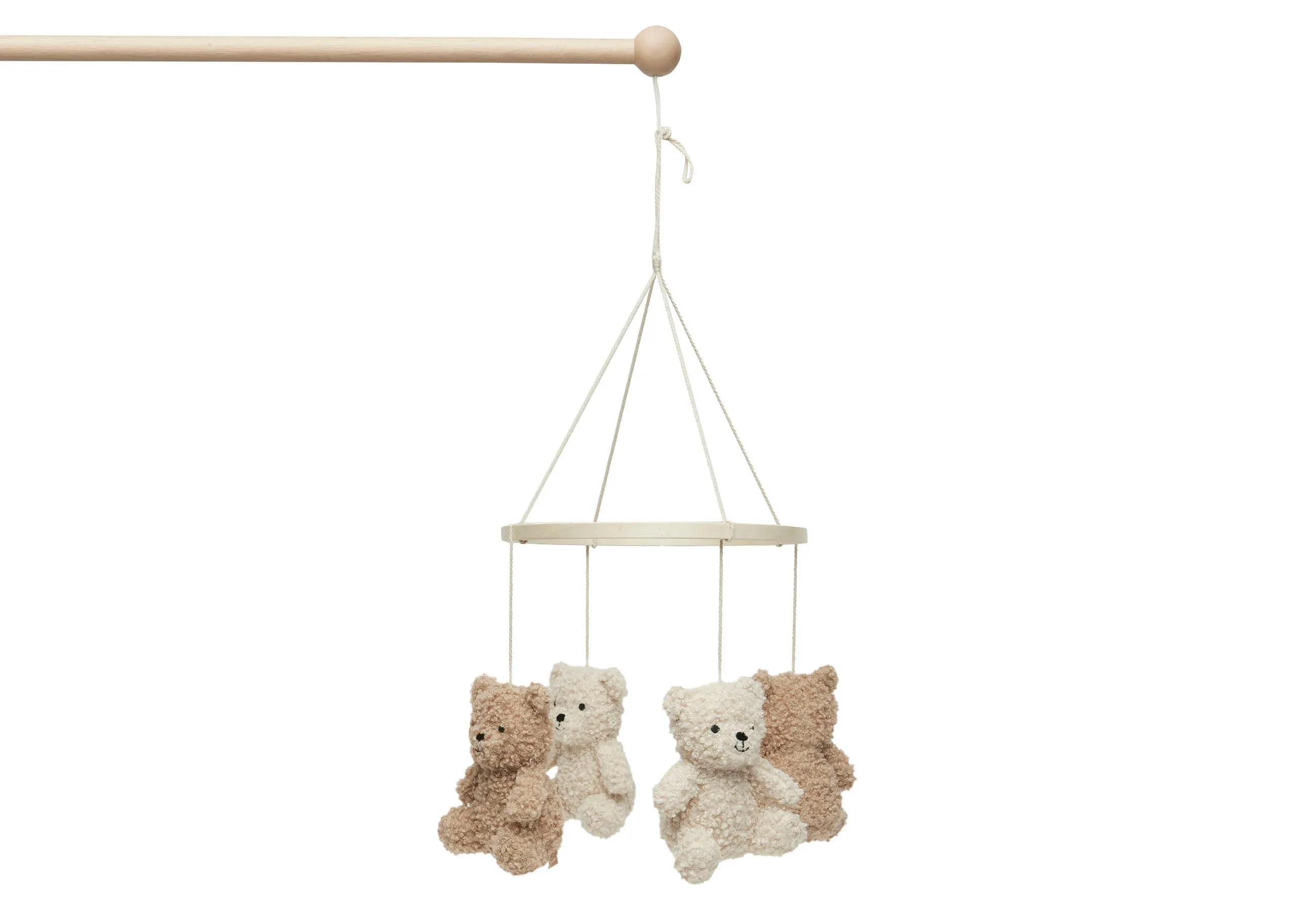 Baby Mobile - Teddy Bear - Naturel/Biscuit