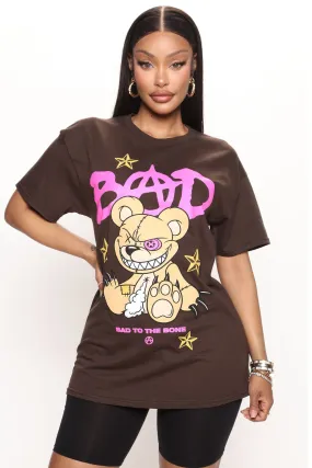 Bad Bear T-Shirt - Brown