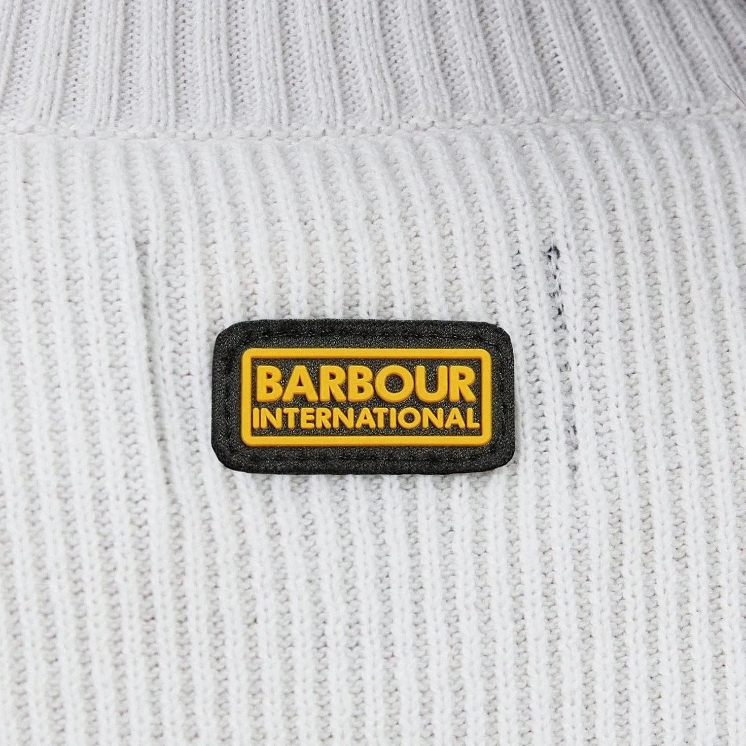 Barbour International Strada Knitted Vest in White