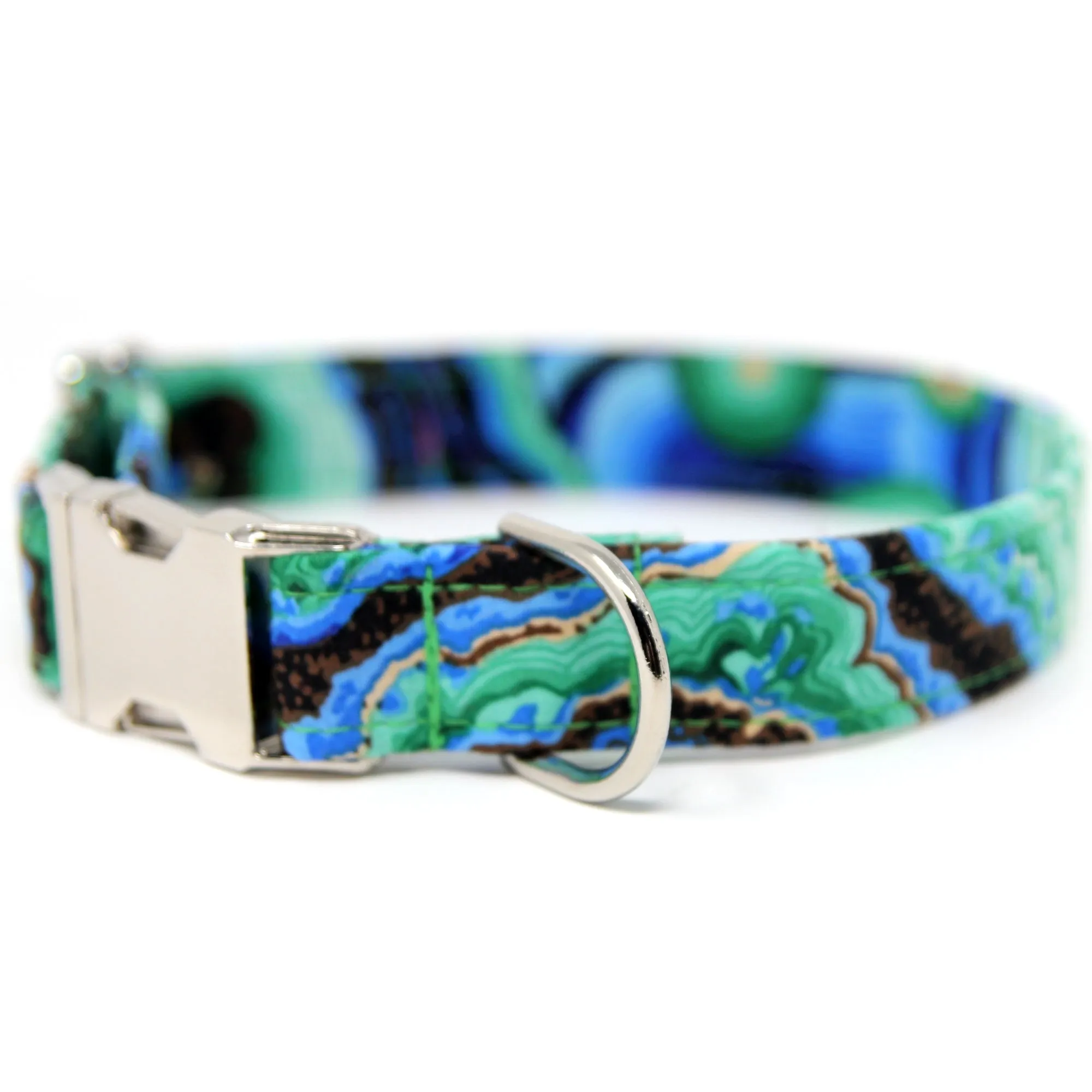 Blue and Green Collar | Agate in Green