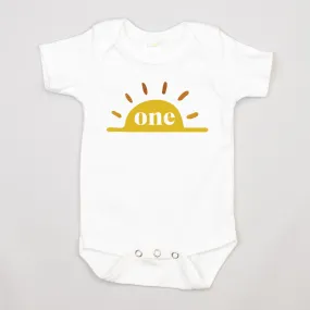 Boho Sun 1st Birthday | White Bodysuit