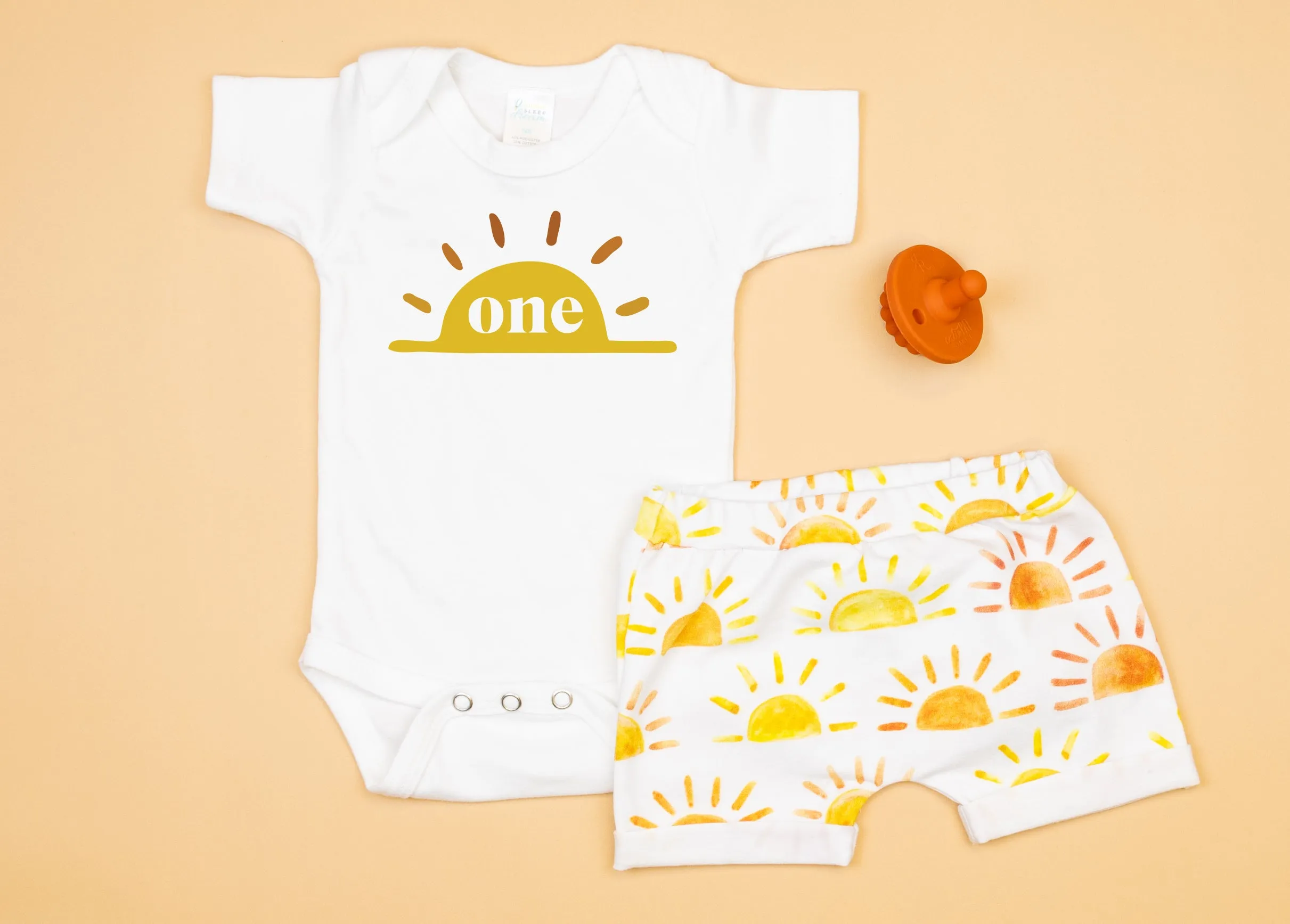 Boho Sun 1st Birthday | White Bodysuit