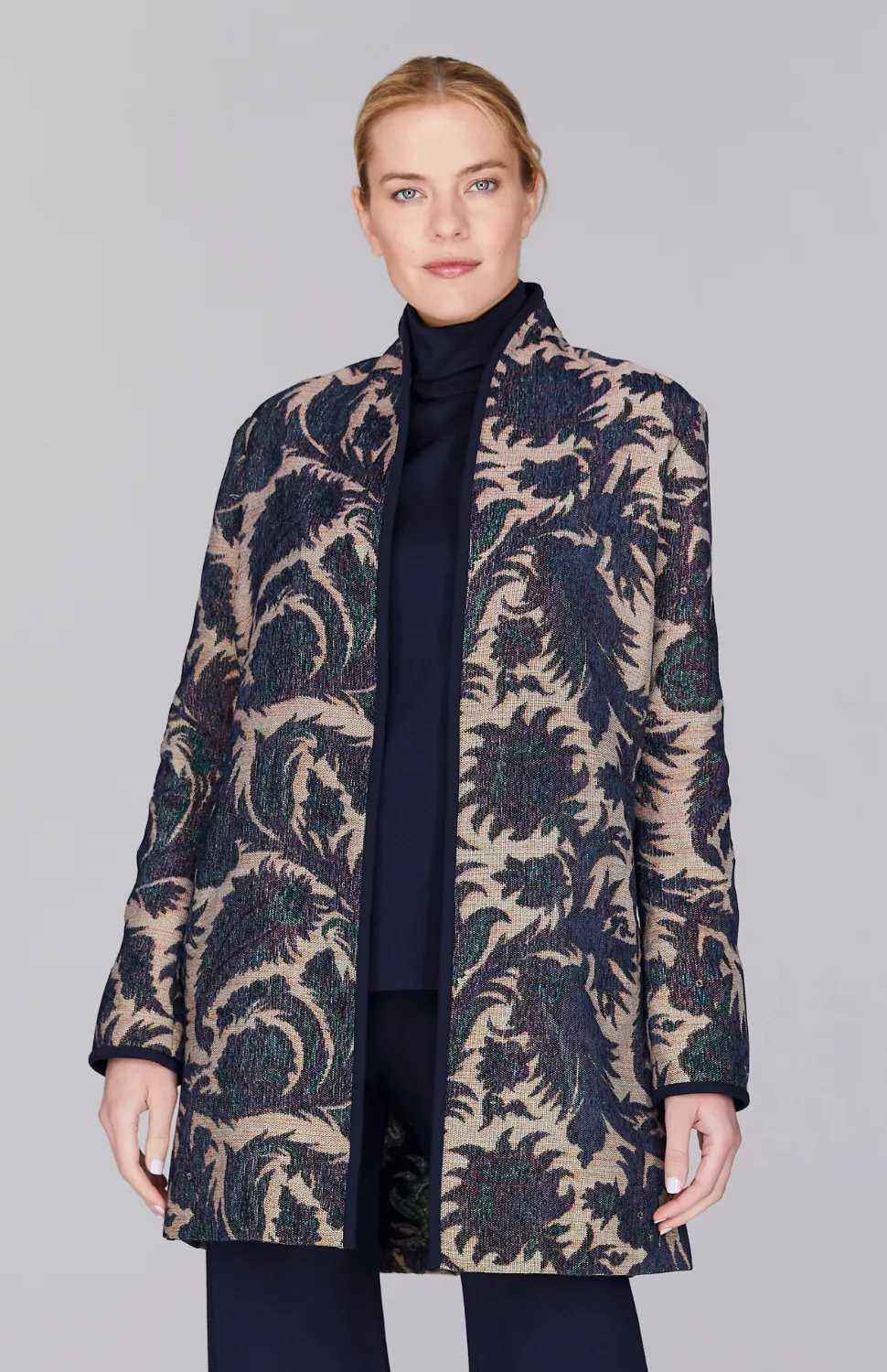 Botanic High Neck Coat