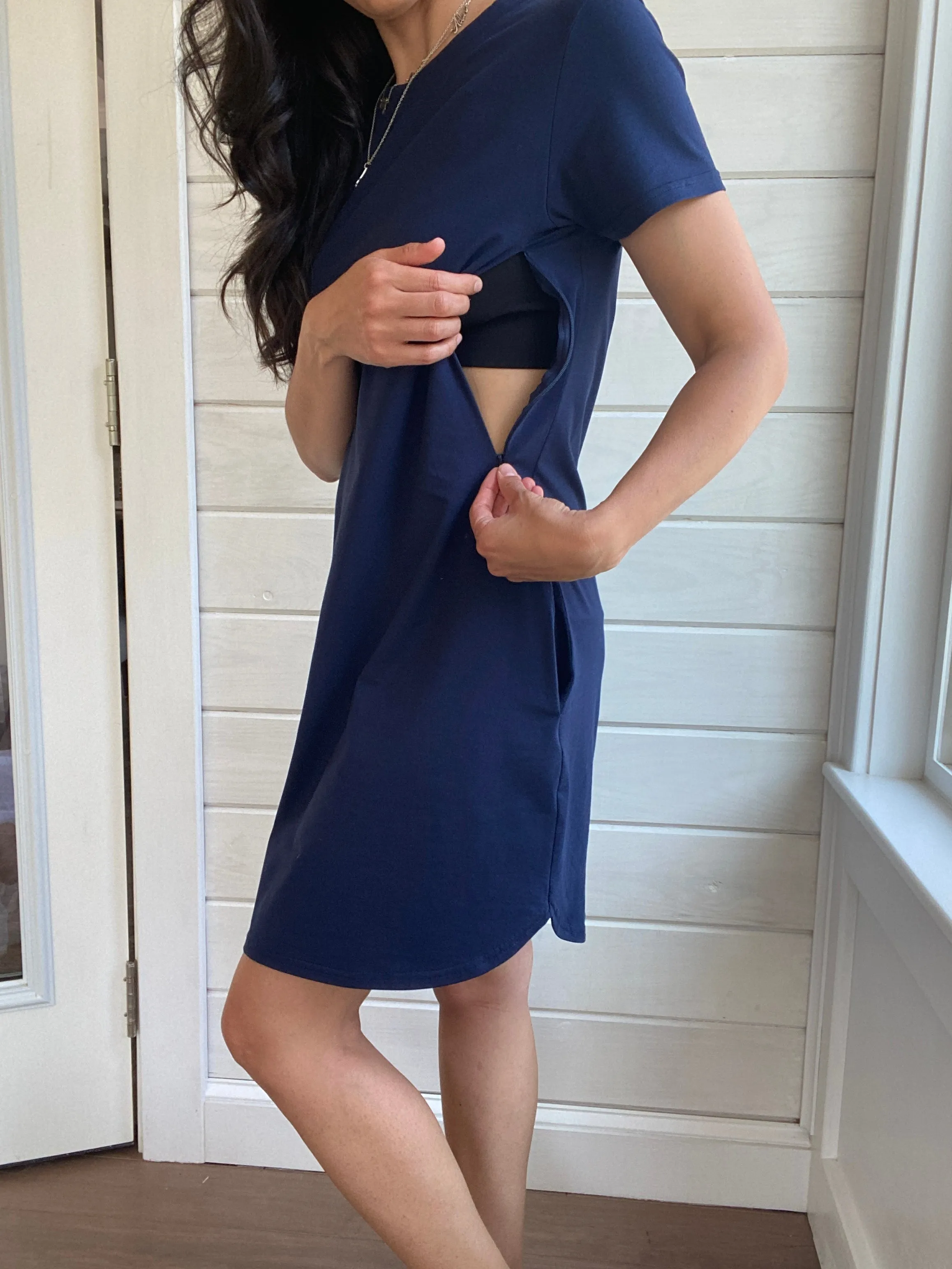 Breastfeeding T-Shirt Dress