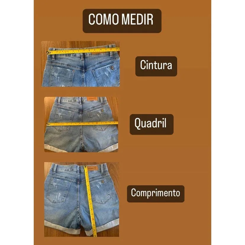 Calça Mom Jeans 34 ao 46 com Bolso Chapado Hierarquia Jeans