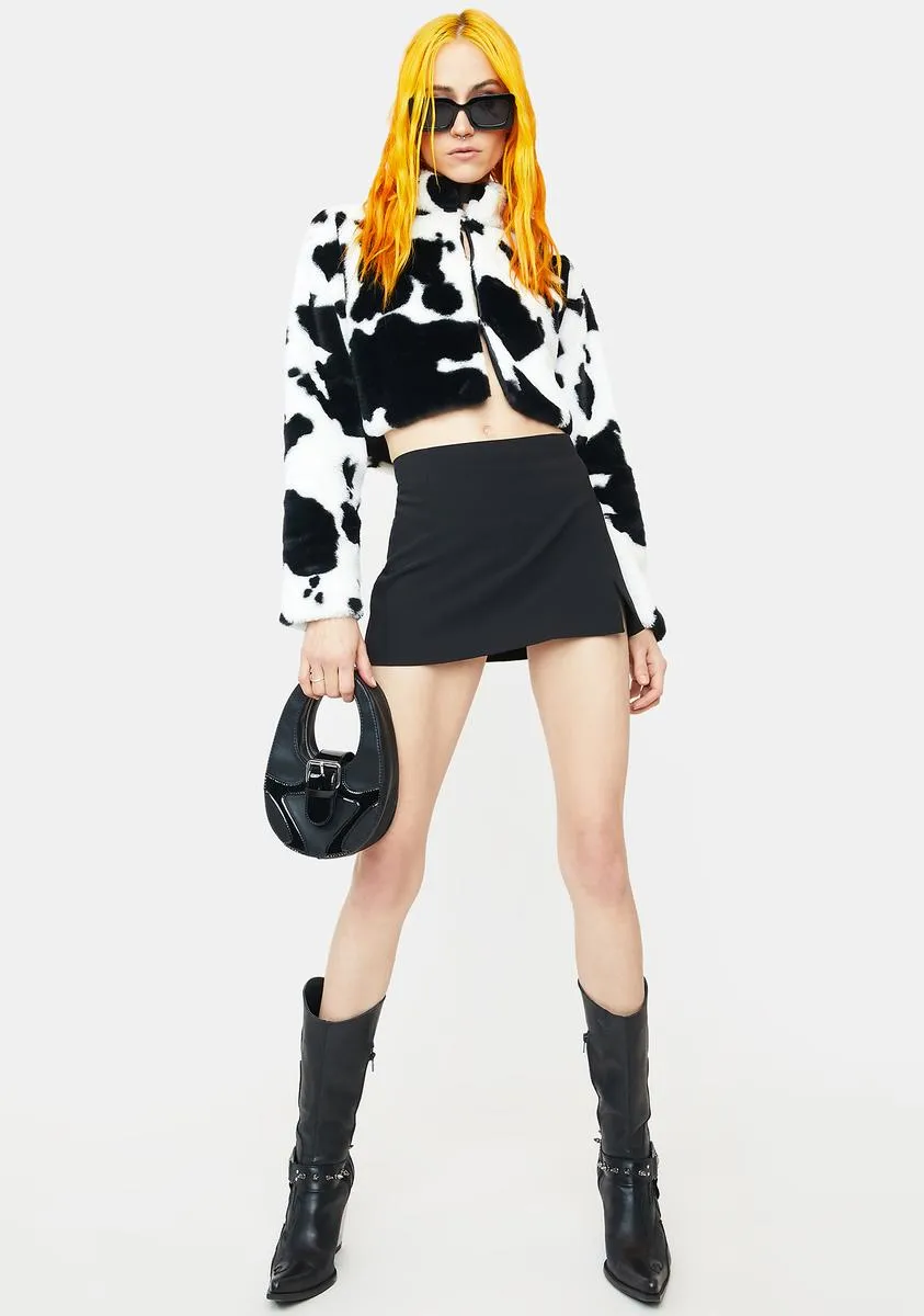 Calf Of Me Cow Print Jacket