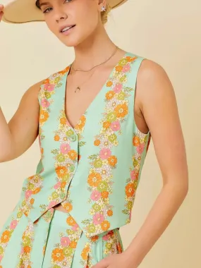 Callie Floral Vest