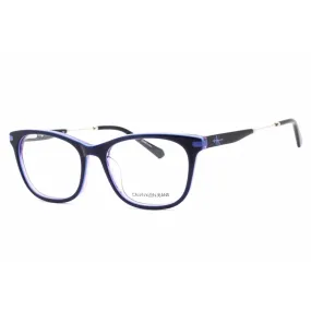 Calvin Klein Jeans Women's Eyeglasses - Navy/Purple Full Rim Frame | CKJ18706 408