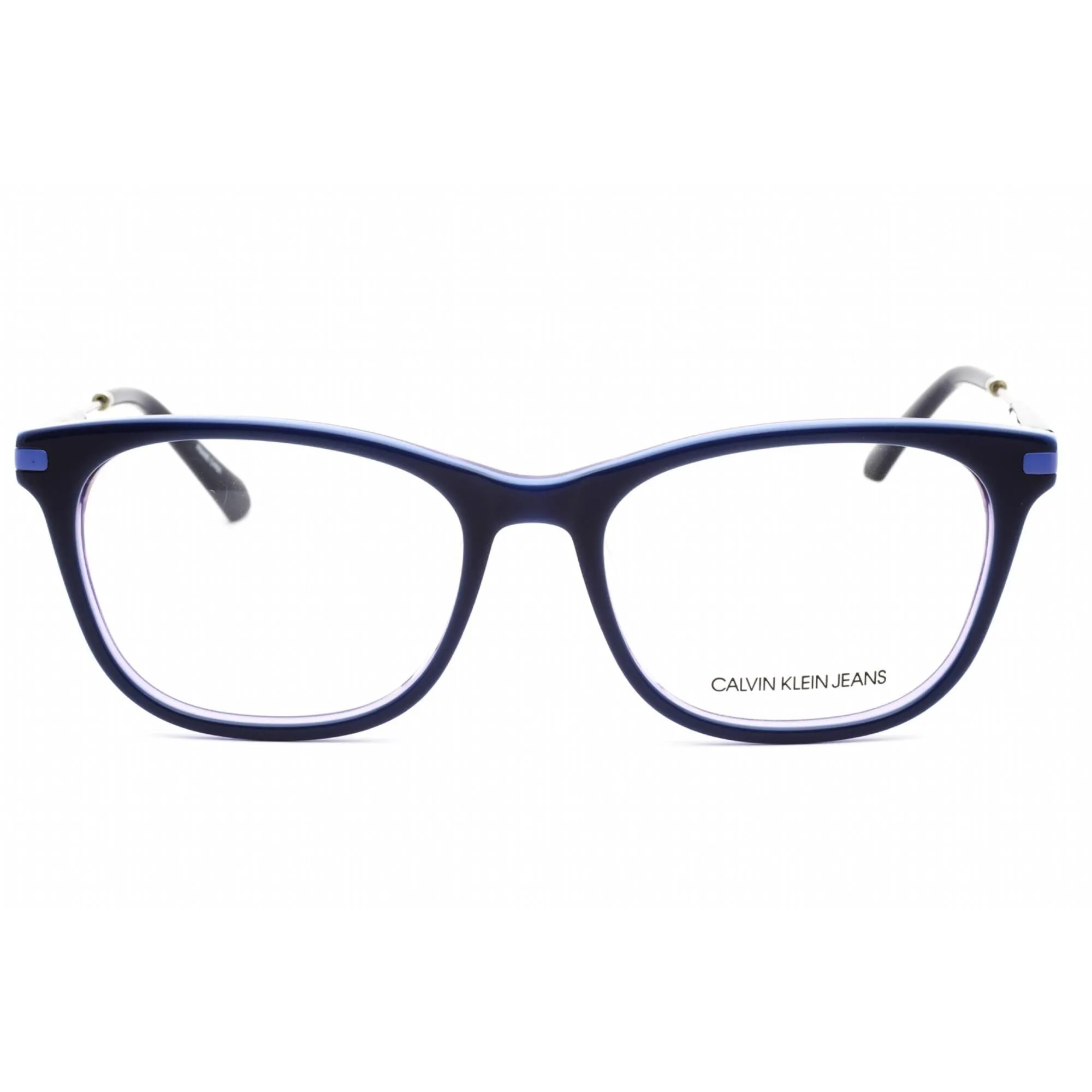 Calvin Klein Jeans Women's Eyeglasses - Navy/Purple Full Rim Frame | CKJ18706 408