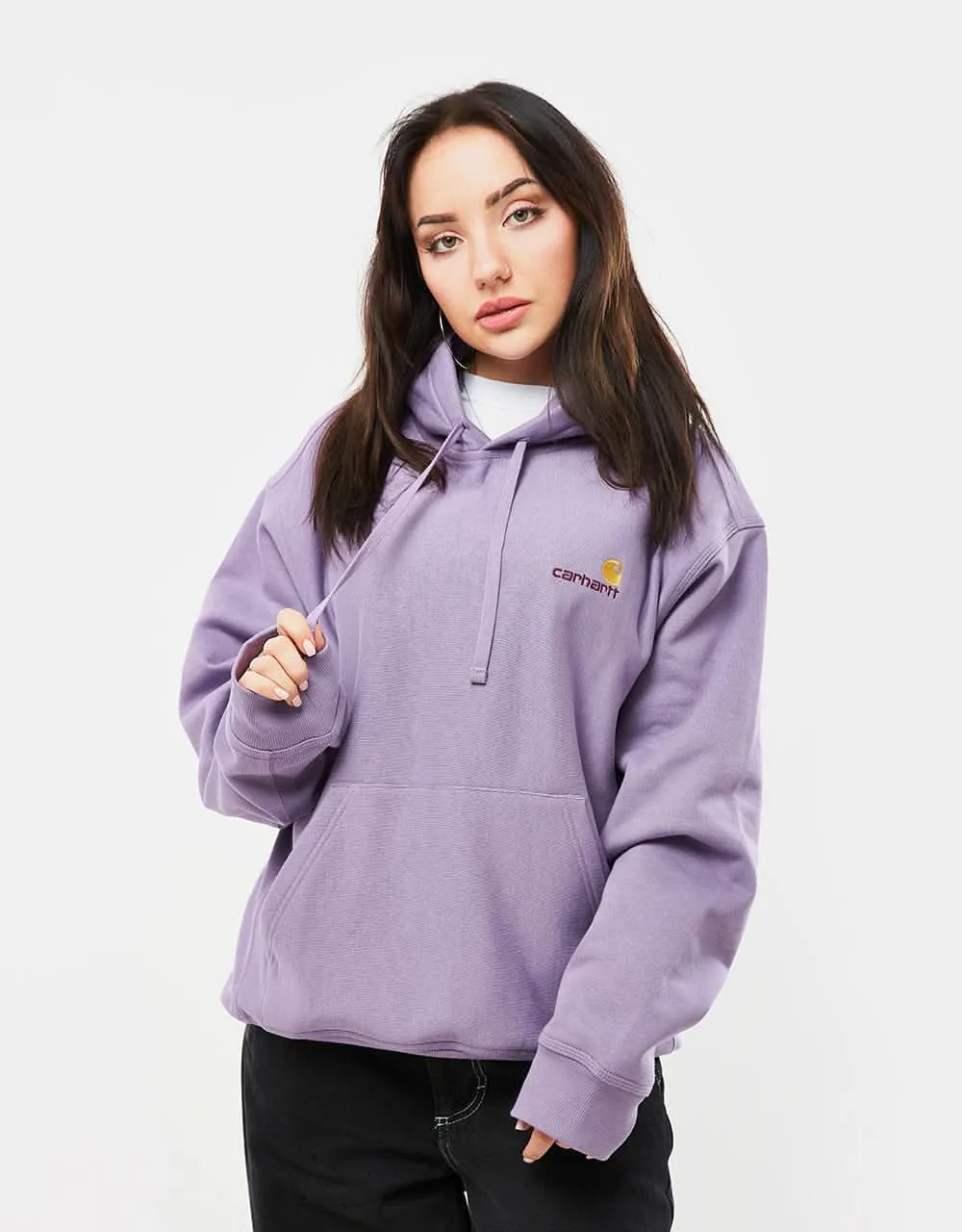 Carhartt WIP Hooded American Script Sweat - Violanda