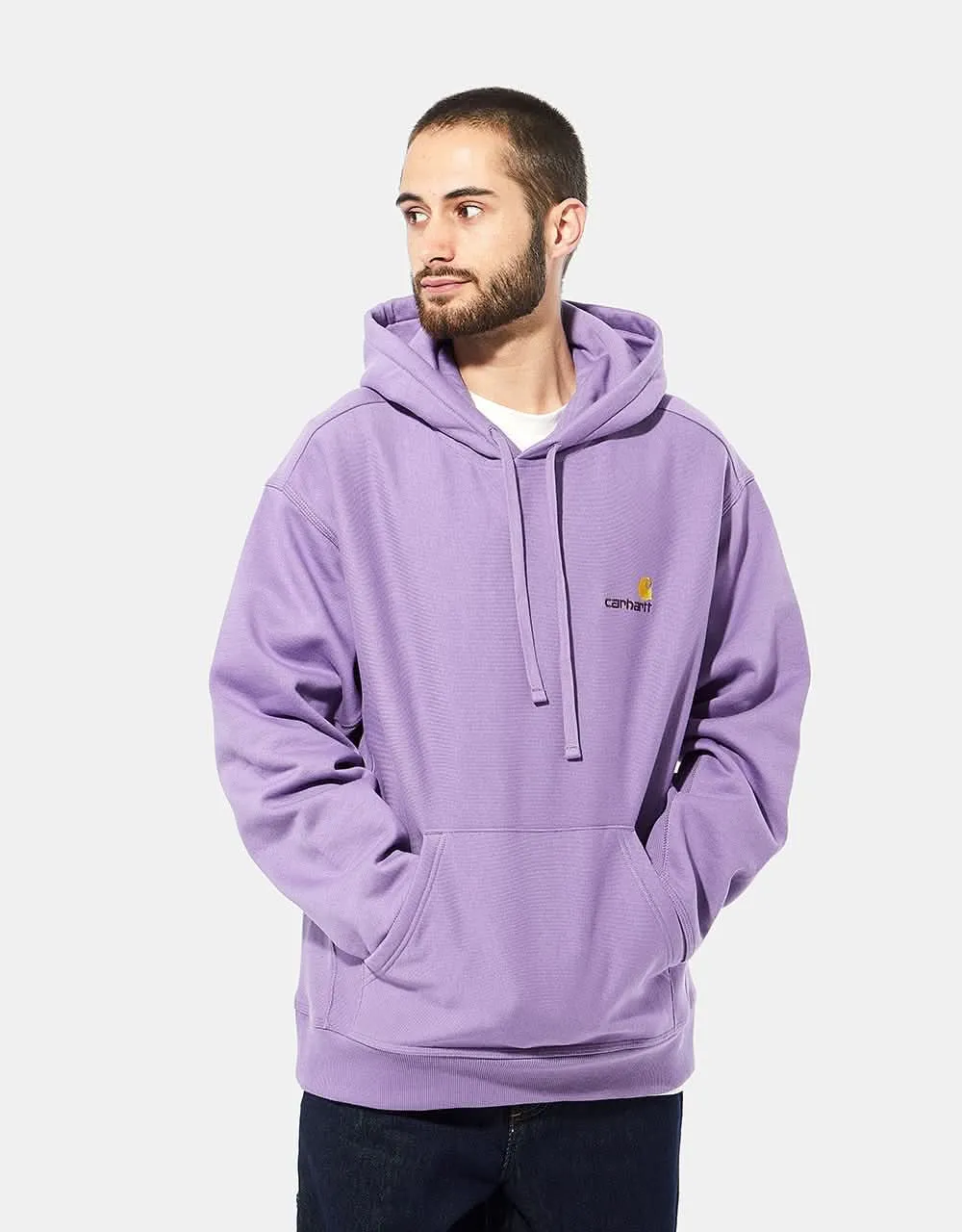 Carhartt WIP Hooded American Script Sweat - Violanda