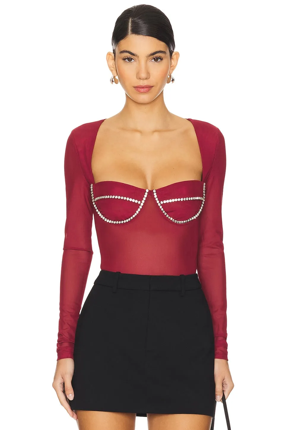 Carter Diamante Bodysuit