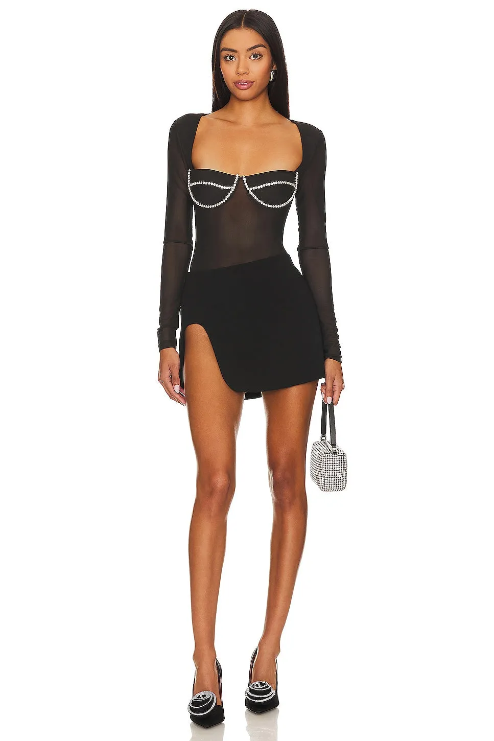 Carter Diamante Bodysuit