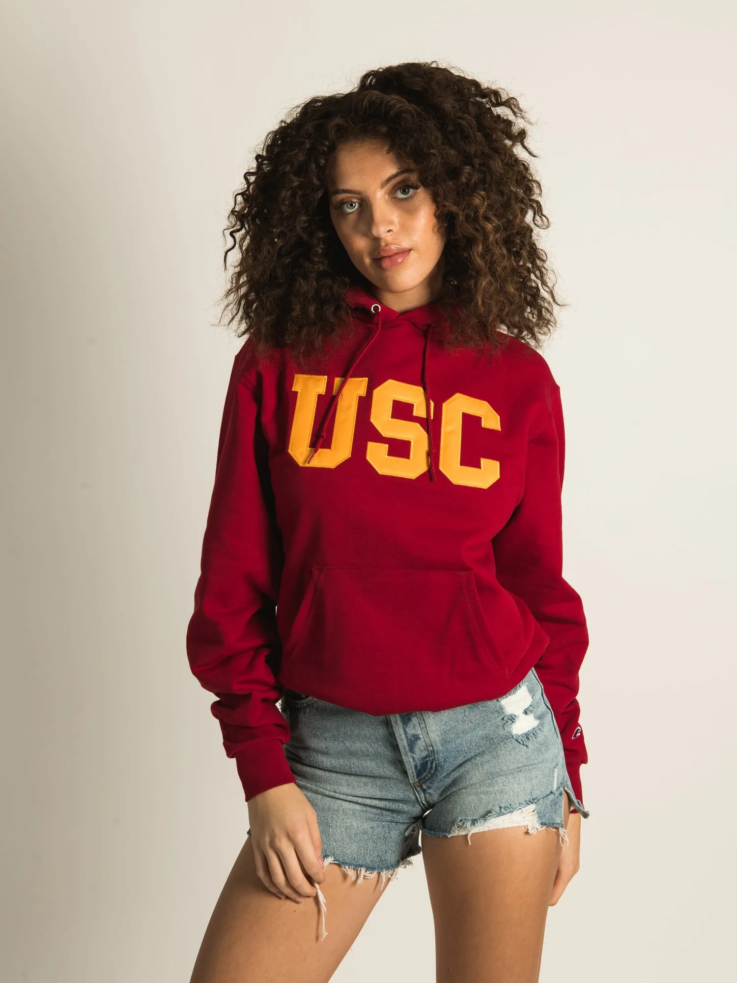 CHAMPION USC PULLOVER HOODIE - CLEARANCE