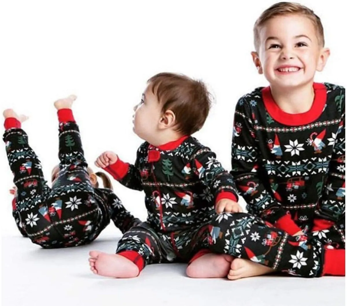 Christmas Print Family Pajama Matching Set