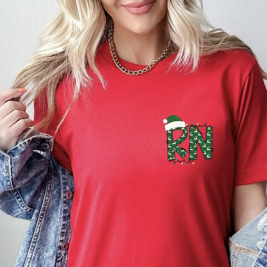 Christmas RN Candy Cane Sweatshirt – Festive Holiday Apparel