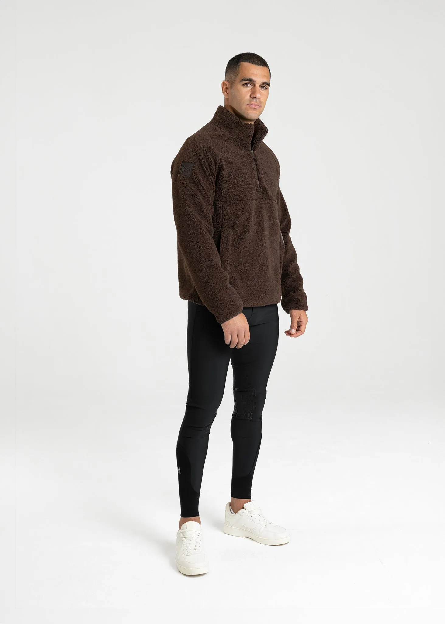 Clan Teddy Halfzip (Chocolate)