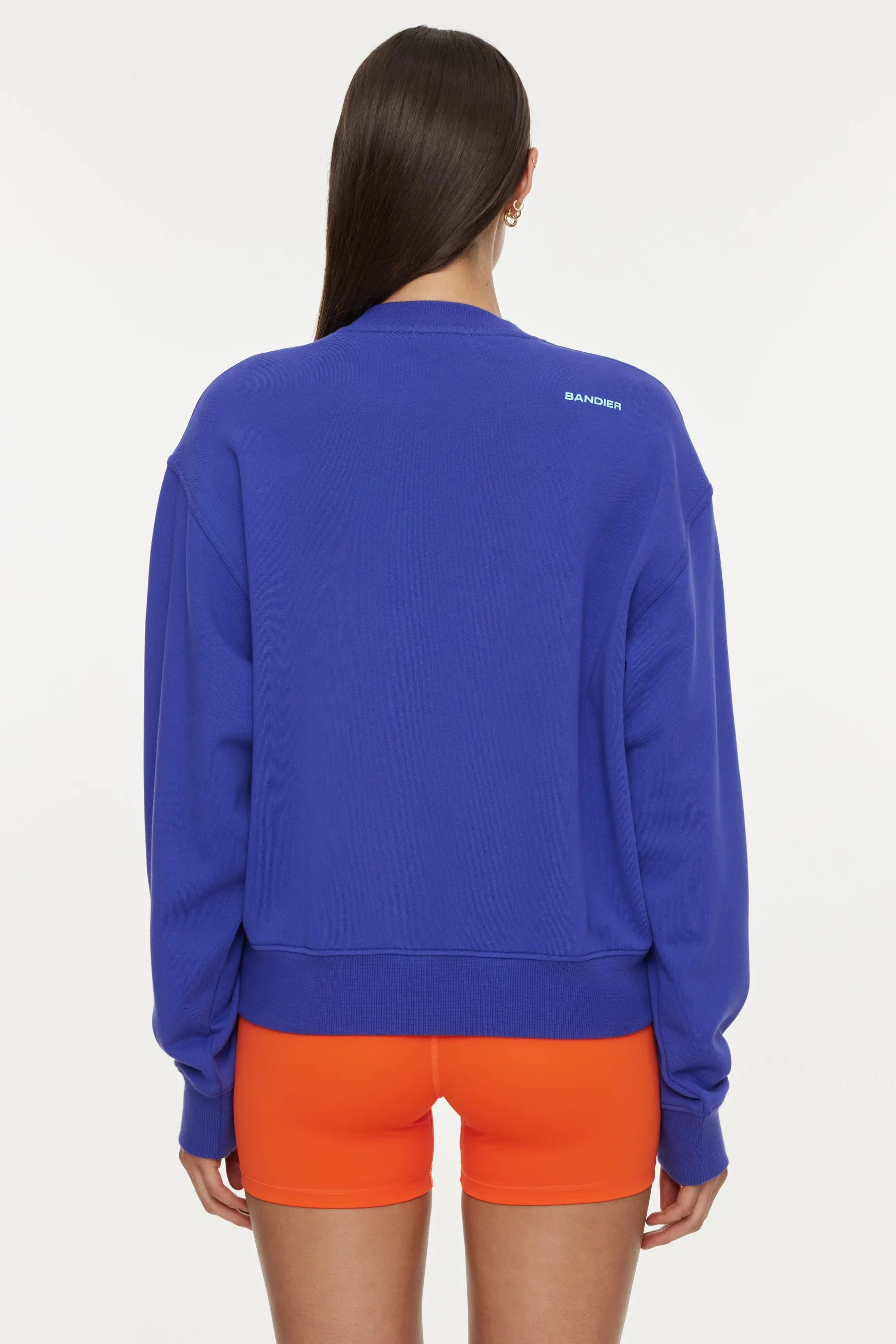 Classic Soleil Sport Crew Neck Sweatshirt - Spectrum Blue