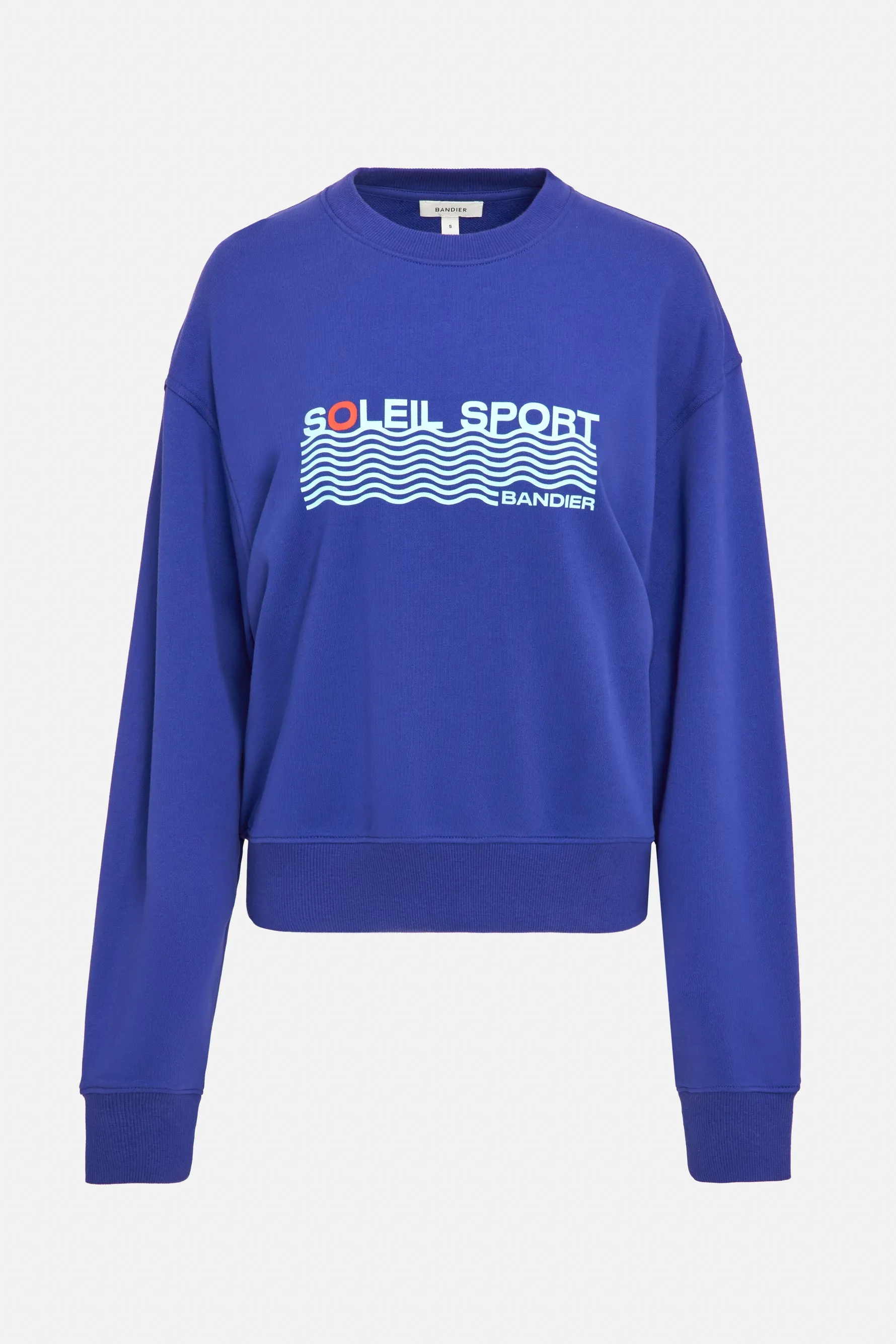 Classic Soleil Sport Crew Neck Sweatshirt - Spectrum Blue