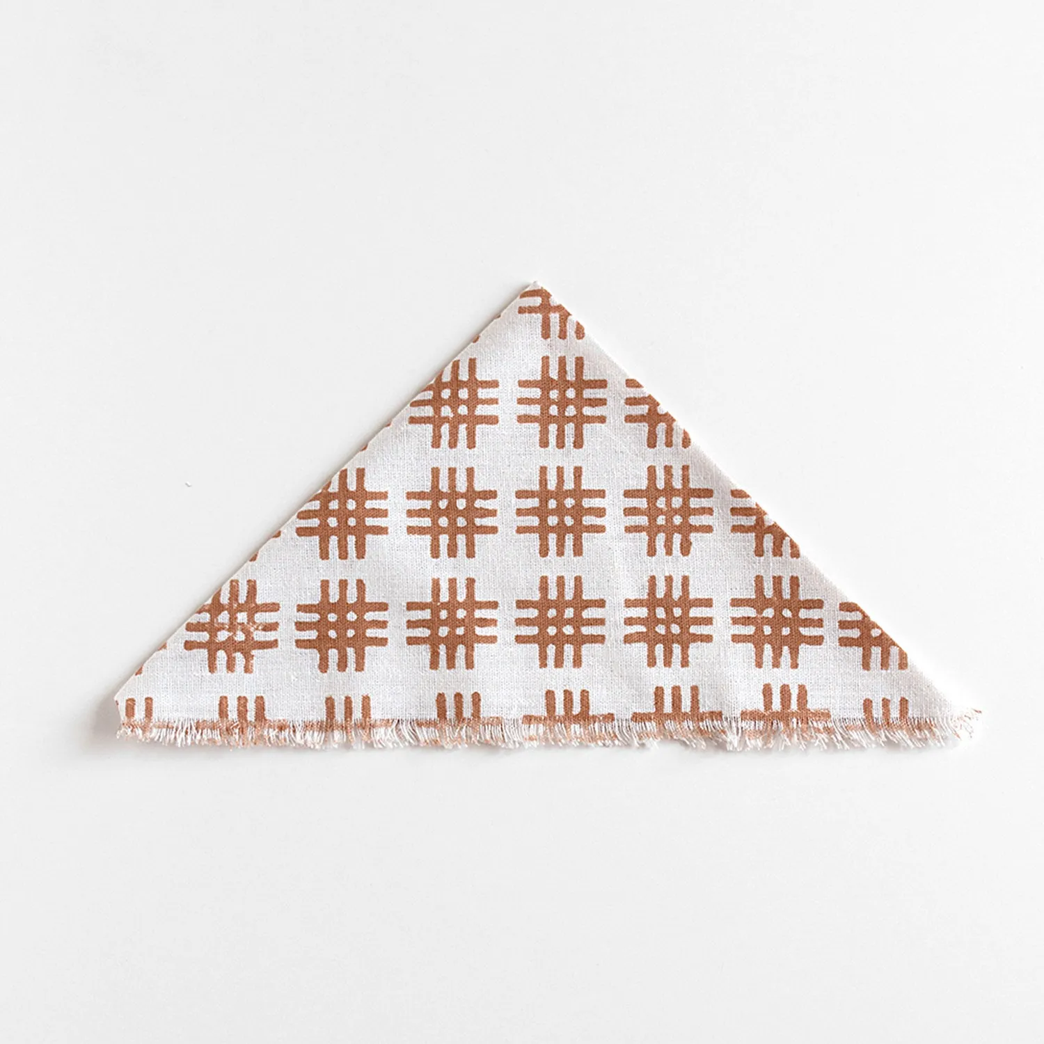 Cotton Dolls/Teddy Head Scarf/Neckerchief - Bark Check