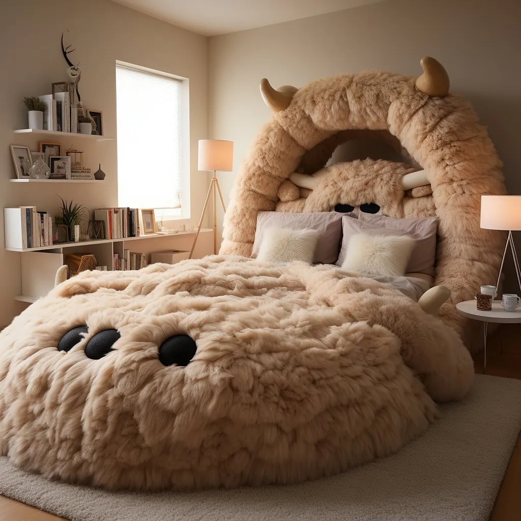 Cozy Animals Oversized Plush Beds