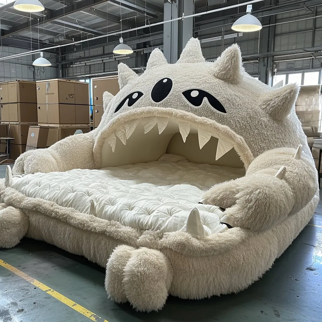 Cozy Animals Oversized Plush Beds